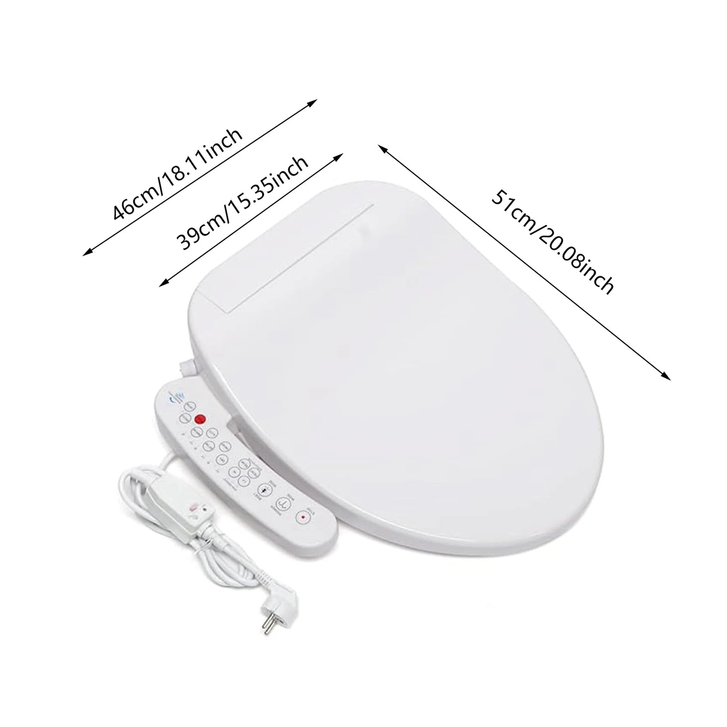 Automatic Flushing And Drying Intelligent Toilet Seat Smart Bidet Seat with Self-Cleaning Electronic Heated Seat Nozzles