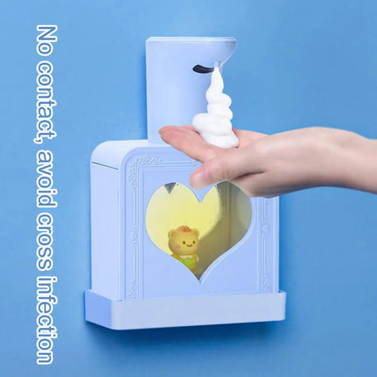 Wall Mount Automatic Soap Dispenser 400ML Touchless Infrared Sensor Dish Soap Container USB Rechargeable Kitchen Bathroom
