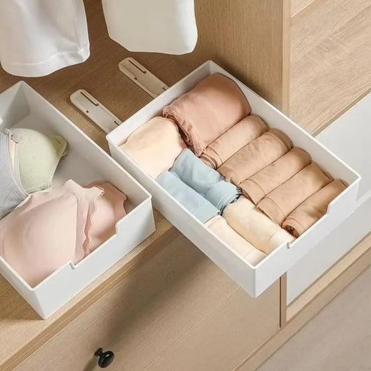 Portable Pull Out Cabinet Drawer Organizer Slide Out Plastic Storage Shelves Space Saving Storage Rack