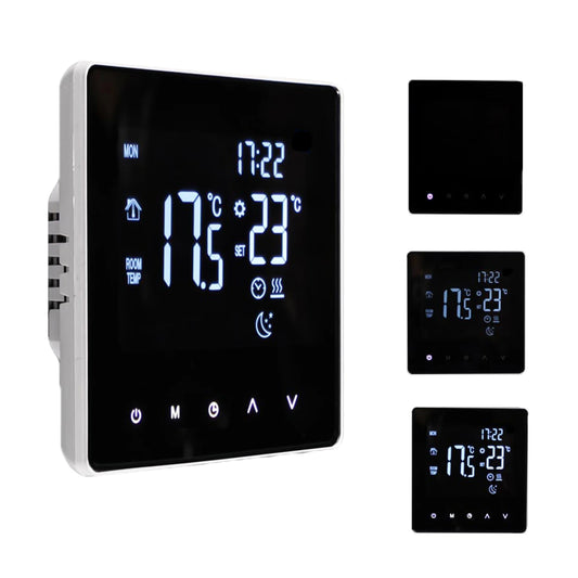 Smart Thermostat Temperature Controller LCD Display Touch Screen Week Programmable App Control Underfloor Heating Thermostats